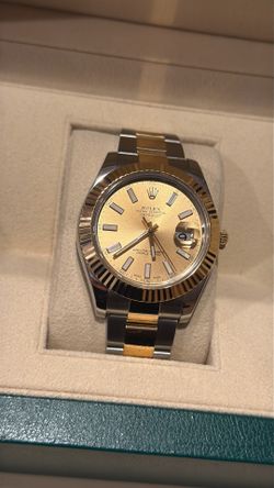 Rolex Datejust 41 Two-Tone – Champagne Dial – Box Included