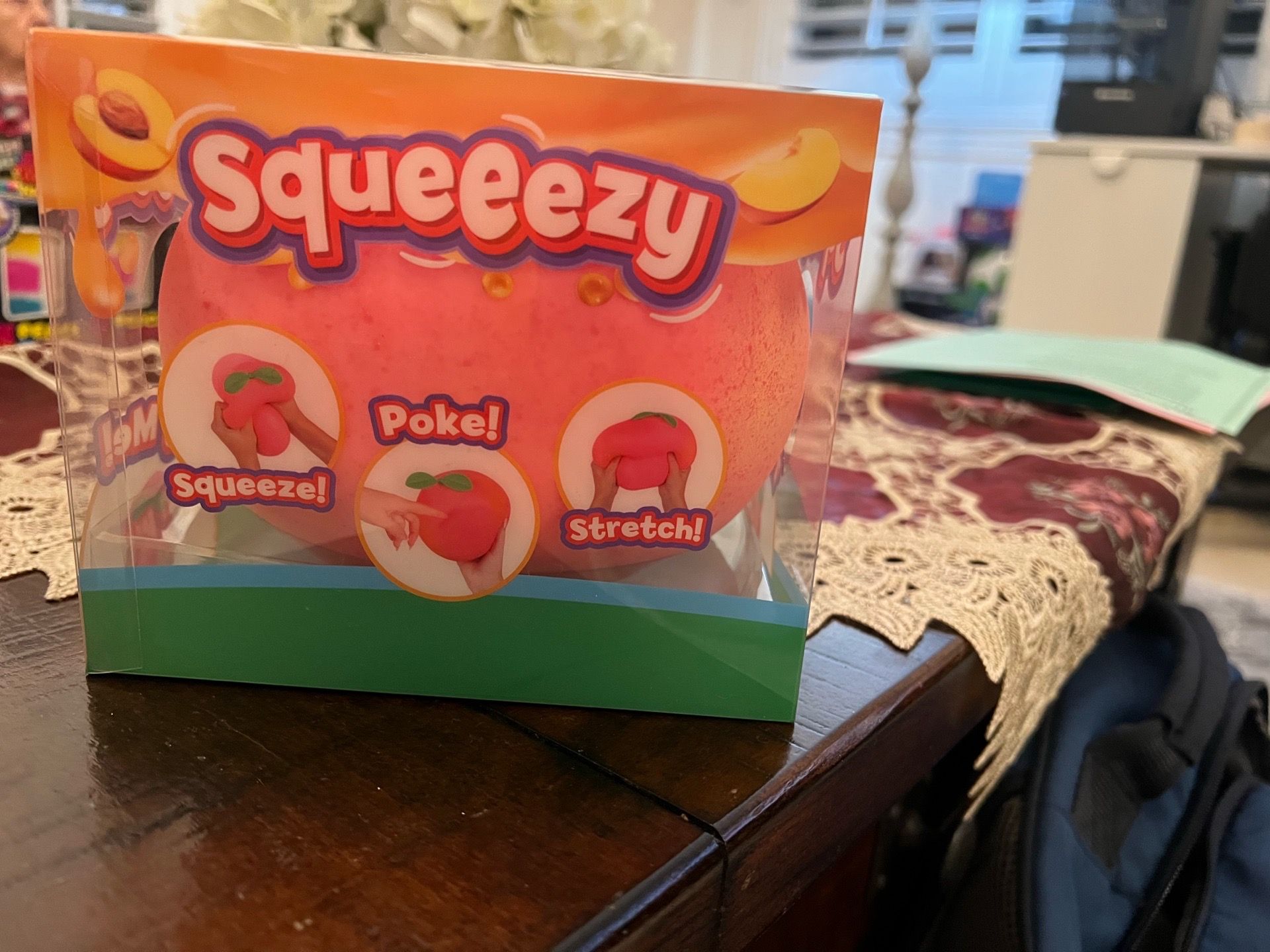 Peach Squeeze Toy