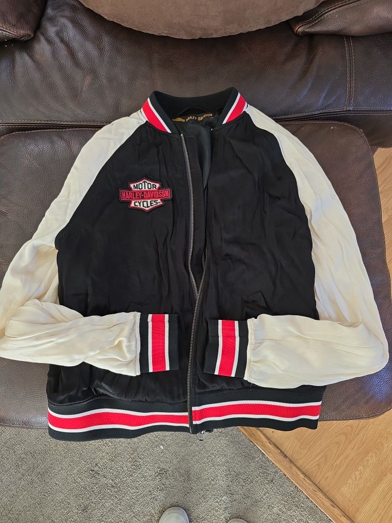 Varsity Style Harley Davidson Jacket