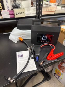 Hieha Car Emergency Jump Starter with Air Compressor