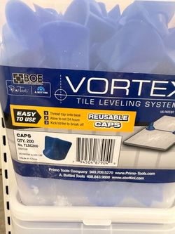 Vortex Reusable Caps & Spacers 1/8”