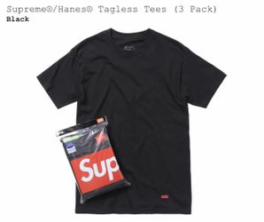 Supreme White/Black Tees