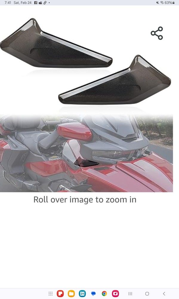 Adjustable Side Air Deflectors For Can AM Spyder RT 2020-2022 (8)