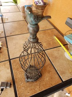 Bird cage decor