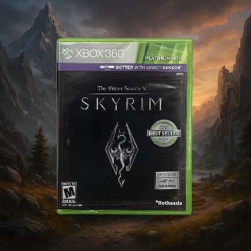 Sealed! NEW! Skyrim Xbox 360 โ Platinum Edition (Unopened)