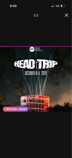 Head Trip Festival Tickets October 2026