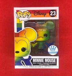Funko POP! Disney #23 Minnie Mouse Rainbow Pride - Funko Shop Exclusive LGBTQ+