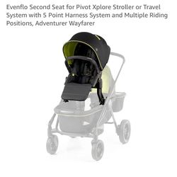 Evenflo Pivot Xplore All-Terrain Stroller Wagon w/ Second Seat