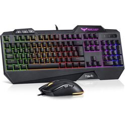 Magic Eagle Havit GAMING KEYBOARD RGB Back Lit Board W/Mouse