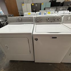 Maytag Agitator Washer and Dryer Set