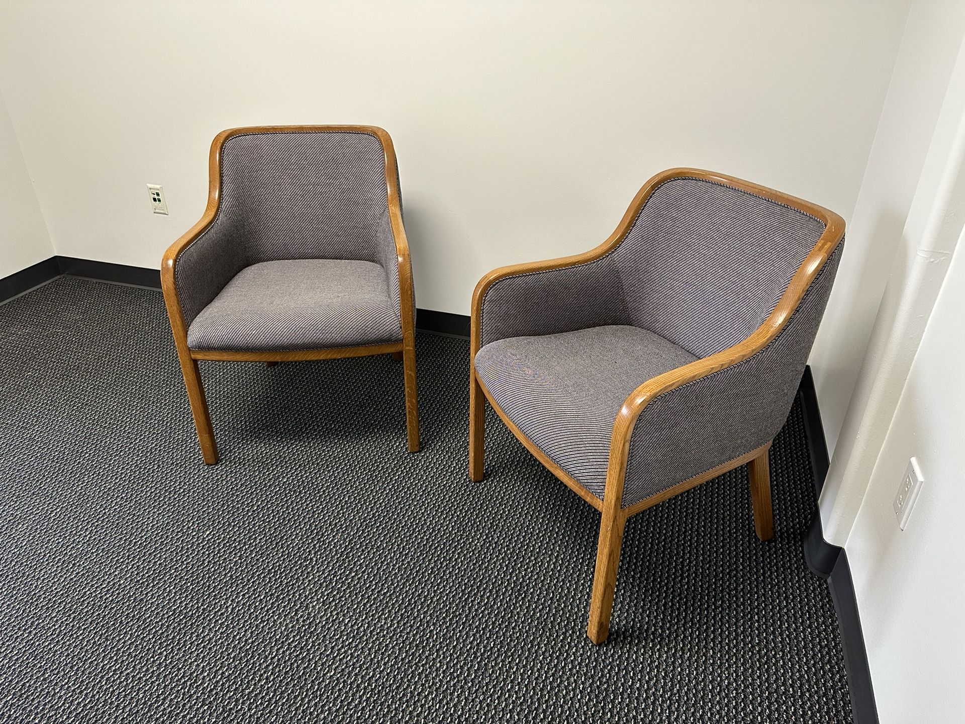 Mid Century Modern Lobby Waiting Chairs 
