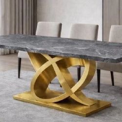 Contemporary Modern Dining Table 79x36