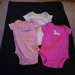 3pk Babygirl Onesies