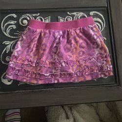 Pink Cheetah Print Baby Skort