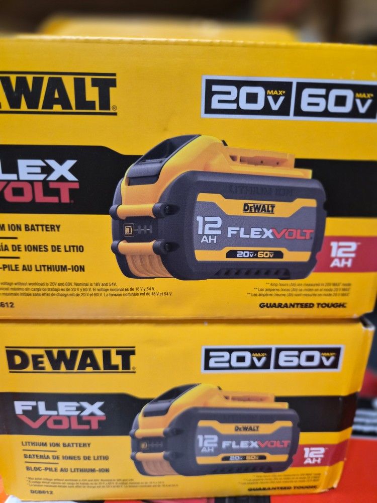 Dewalt 12.0 FLEXVOLT 20V Batteries,READ DESCRIPTION