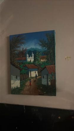 Antique South American painting