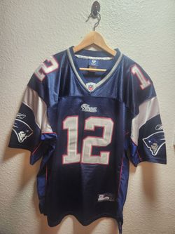 VTG Reebok NFL Onfield Tom Brady Stitched New England Patriot Jersey- XXL