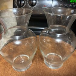 Clear Glass Vases