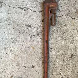 36 Inch Rigid Pipe Wrench In  Great Shape