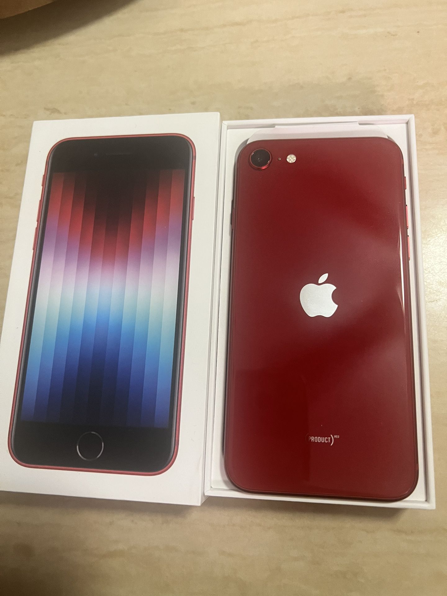 Red iPhone SE 3rd Gen 