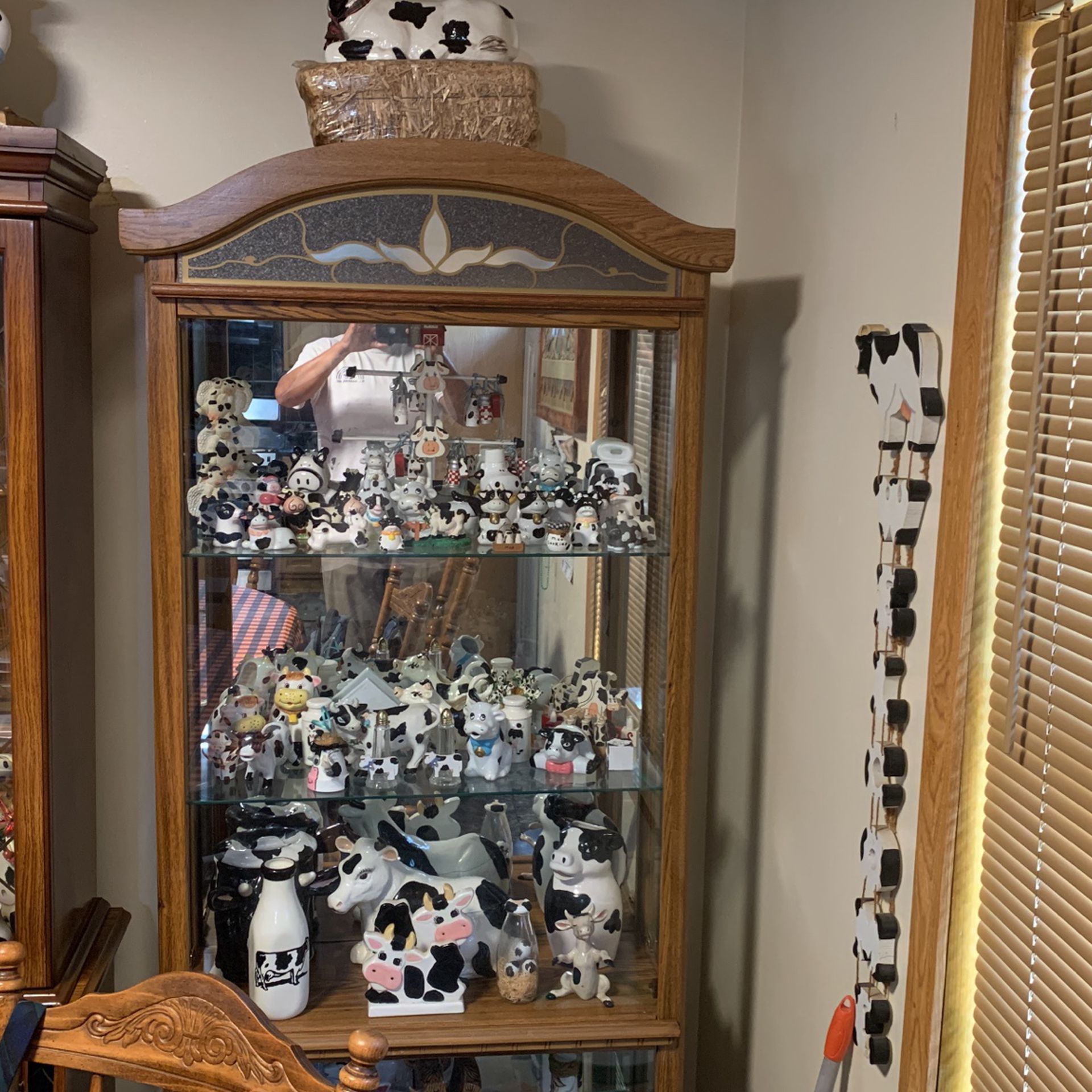 China Cabinet Cows Not Included