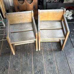 Vintage Gerber Wooden Booster Seat 