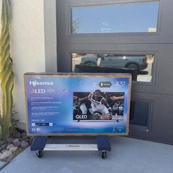43” Hisense smart 4k Qled hdr tv 