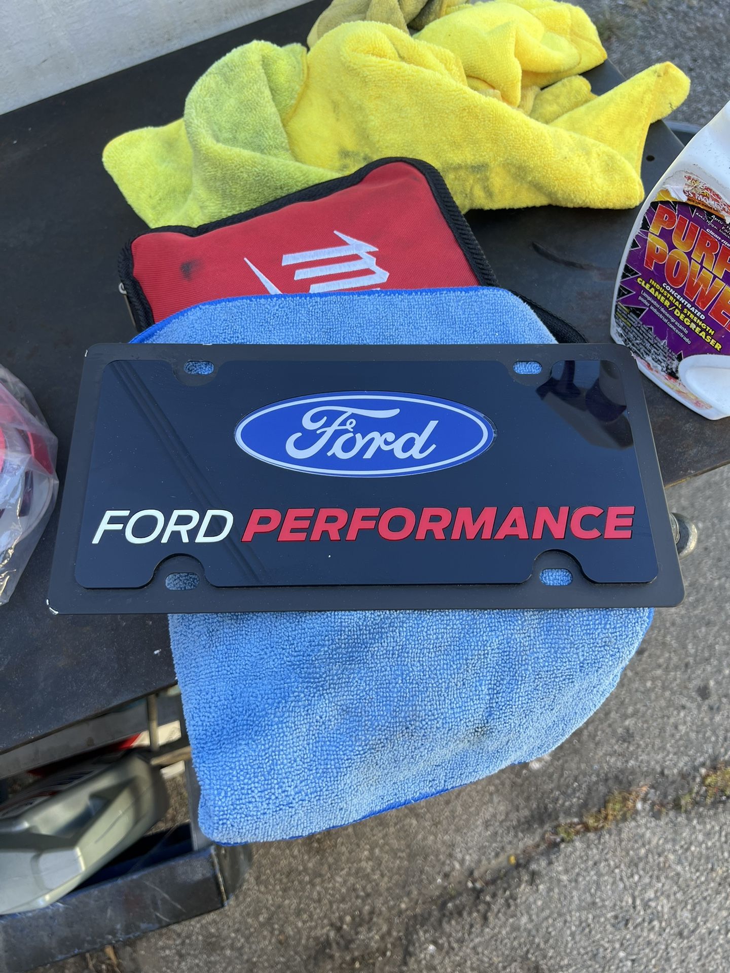Ford Performance License plate