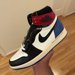 Jordan 1 High OG ‘Fragment x Union LA Varsity Red Sport Royal’