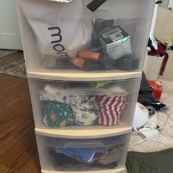 3 Drawer Plastic Organizer