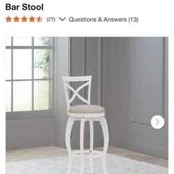 Ellendale Wood Swivel Bar Stool