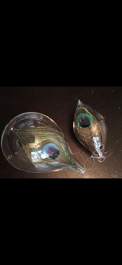 Chritmas Peacock Ornament 