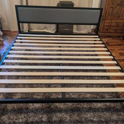 King Sized Bed- No Box Spring Needed