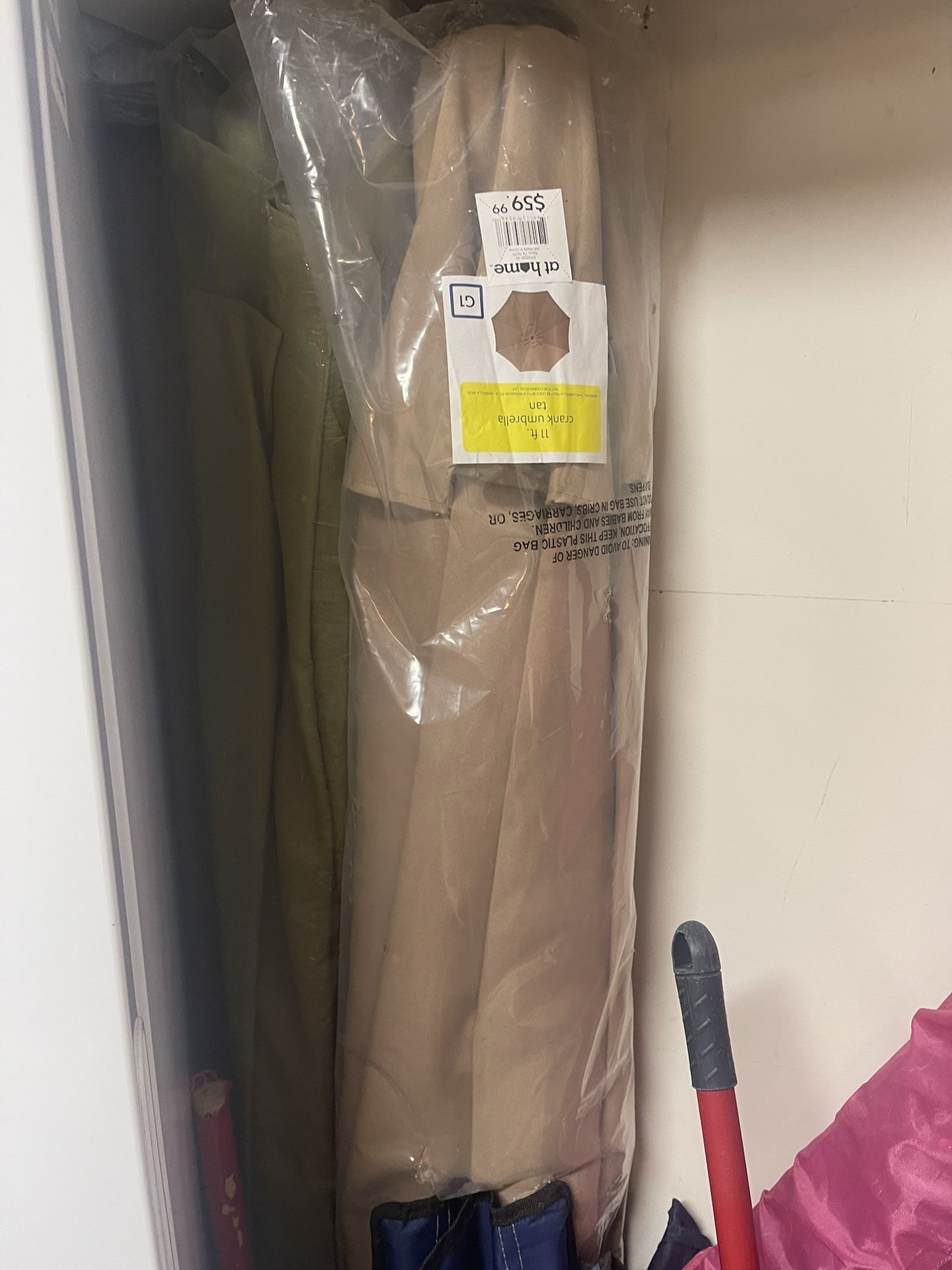 New Umbrella ☂️ Which Stand For Backyard Table Never Used