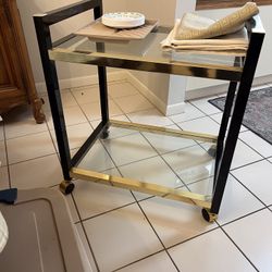 Utility cart for the living room or dining room