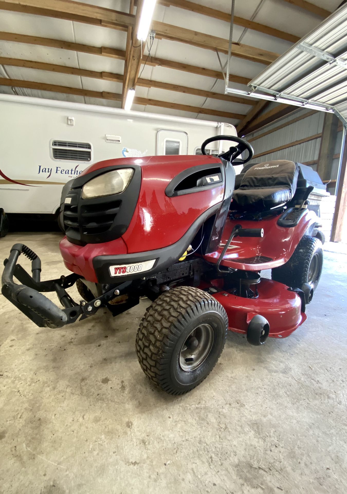 Craftsman YTS4000 Riding Lawnmower with Bagger System
