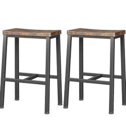 New Bar Stools, Counter Height Bar Stools Set of 2