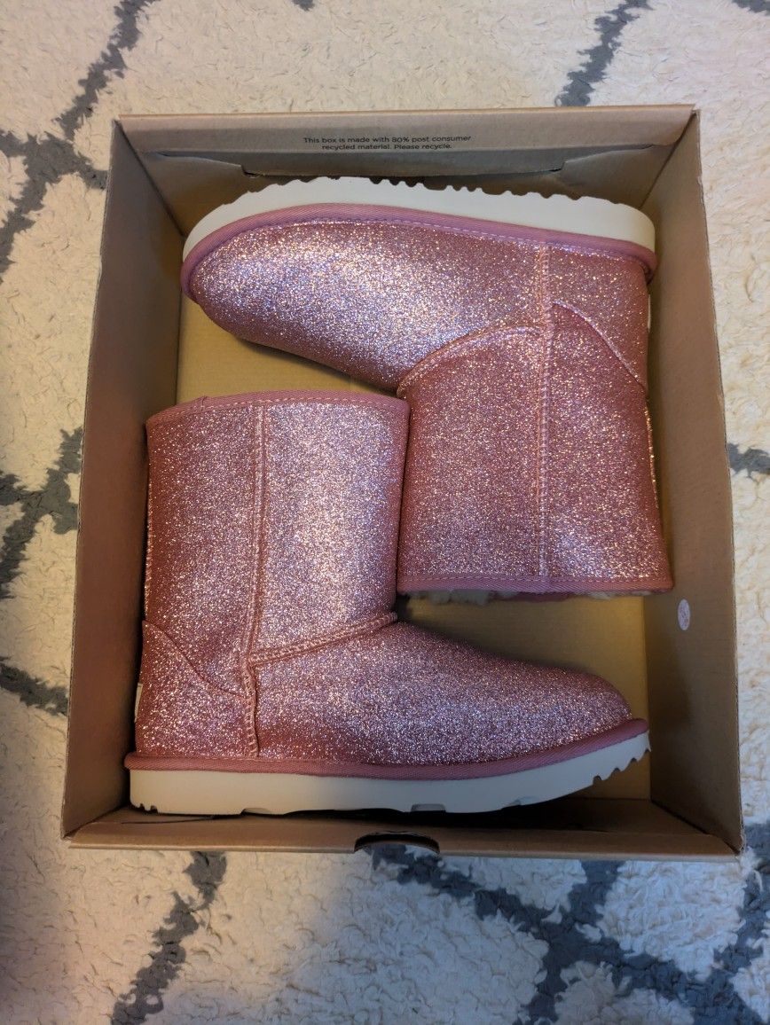 Pink Sparkly Ugg Boots