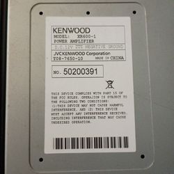 Kenwood Amp
