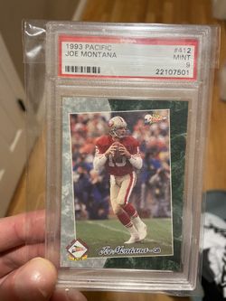Joe Montana 49ers Card