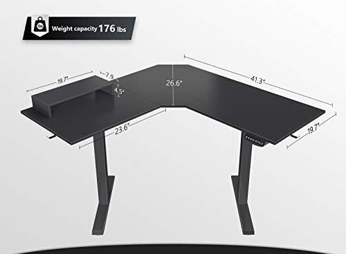 L Shaped Electric Standing Desk / Escritorio En L Eléctrico