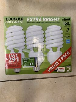 Eco bulb soft white 3 pack