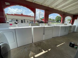 Washers and dryers