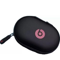 Black Hard Case for Beats - Headphone Case - Powerbeats 3/2/1, BeatsX, UrBeats, Tour, iBeats. Earbuds Case
