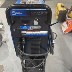 Miller Diversion 180 Welding Machine *TANK AND CART INCLUDED*