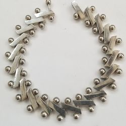 Sterling Silver Link Bracelet 