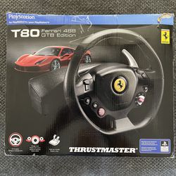 THRUSTMASTER T80 Ferrari 488 GTB Edition Wheel (PS5, PS4, PC