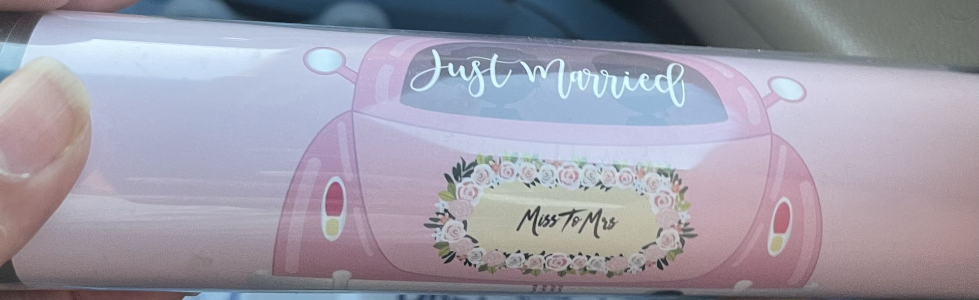 Just Married Sign For Car