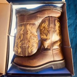 Justin Stampede Steel-toe Work boots 10D