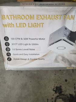 Bathroom Exhaust Light And Fan